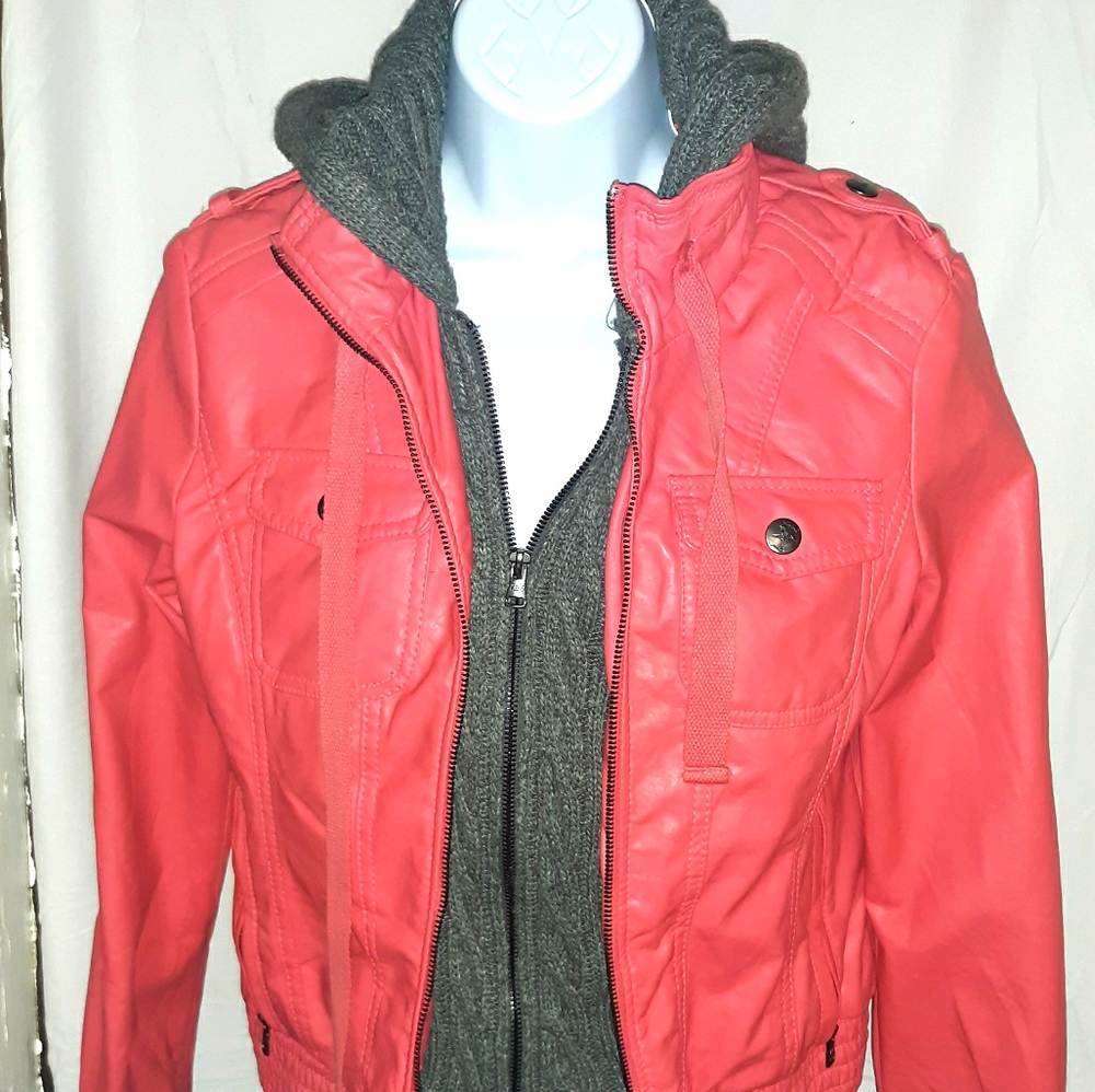 Pink and gray jacket